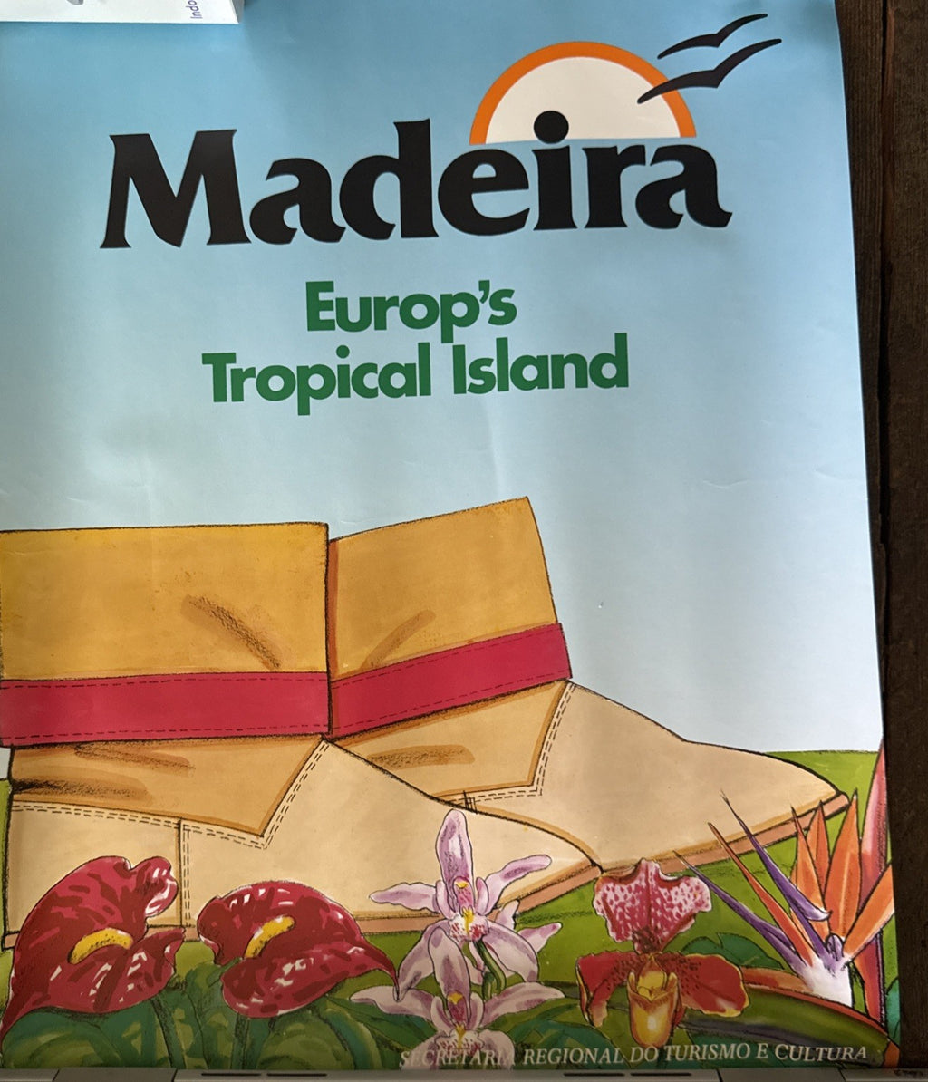 Vintage Madeira Travel Poster 14x18" Portugal Tourism Art Print — image 2