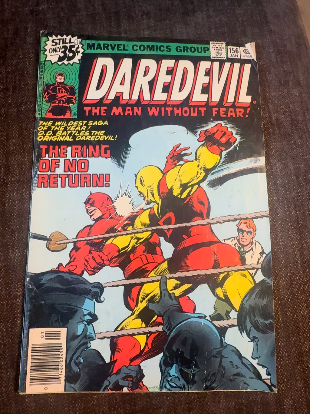 Daredevil #156 Marvel Comics Jan 1979 Ring of Death 35¢ — image 1